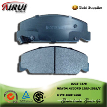 SEMI-METALLIC BRAKE PAD FOR HONDA ACCORD 1983-1985